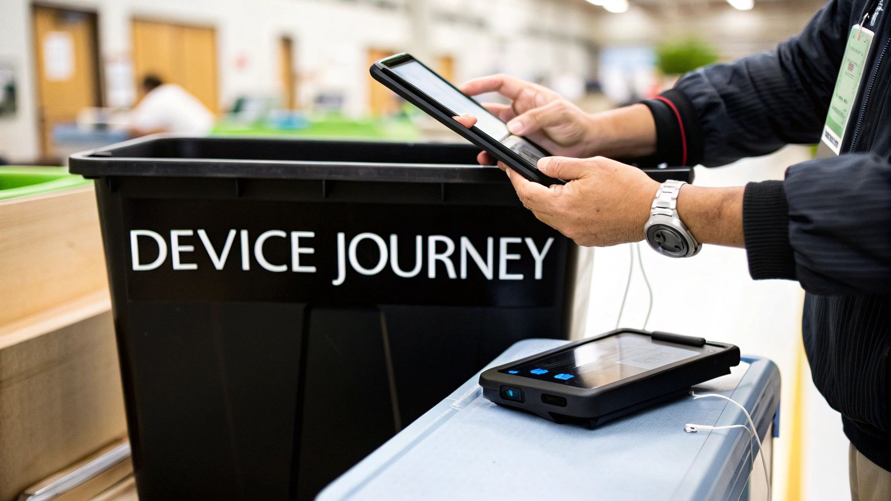 What happens to recycled electronics: From data destruction to reuse, Green Atlanta 404-666-4633 Commercial Services