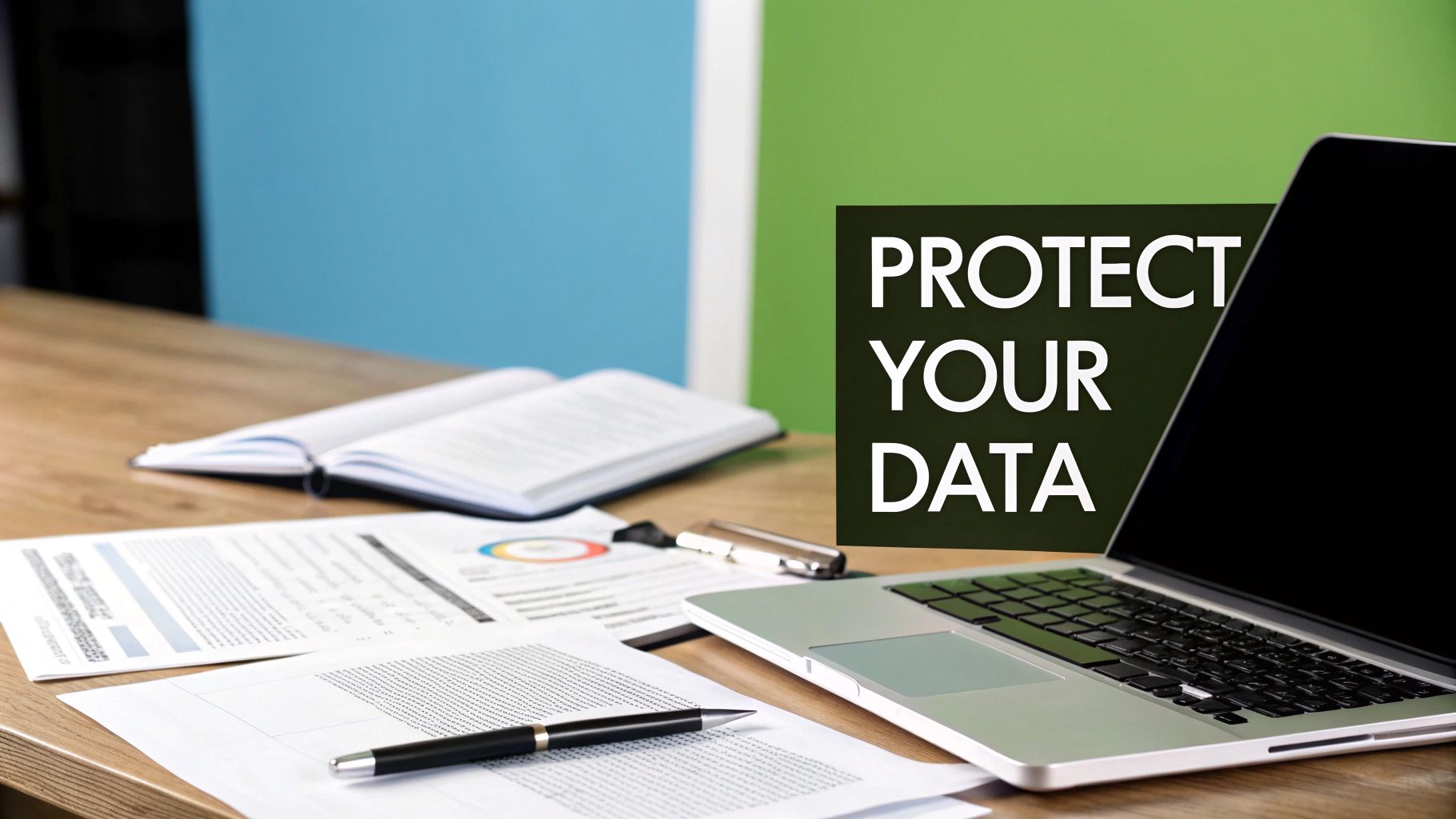 A professional securely handling a computer hard drive for disposal in an IT facility