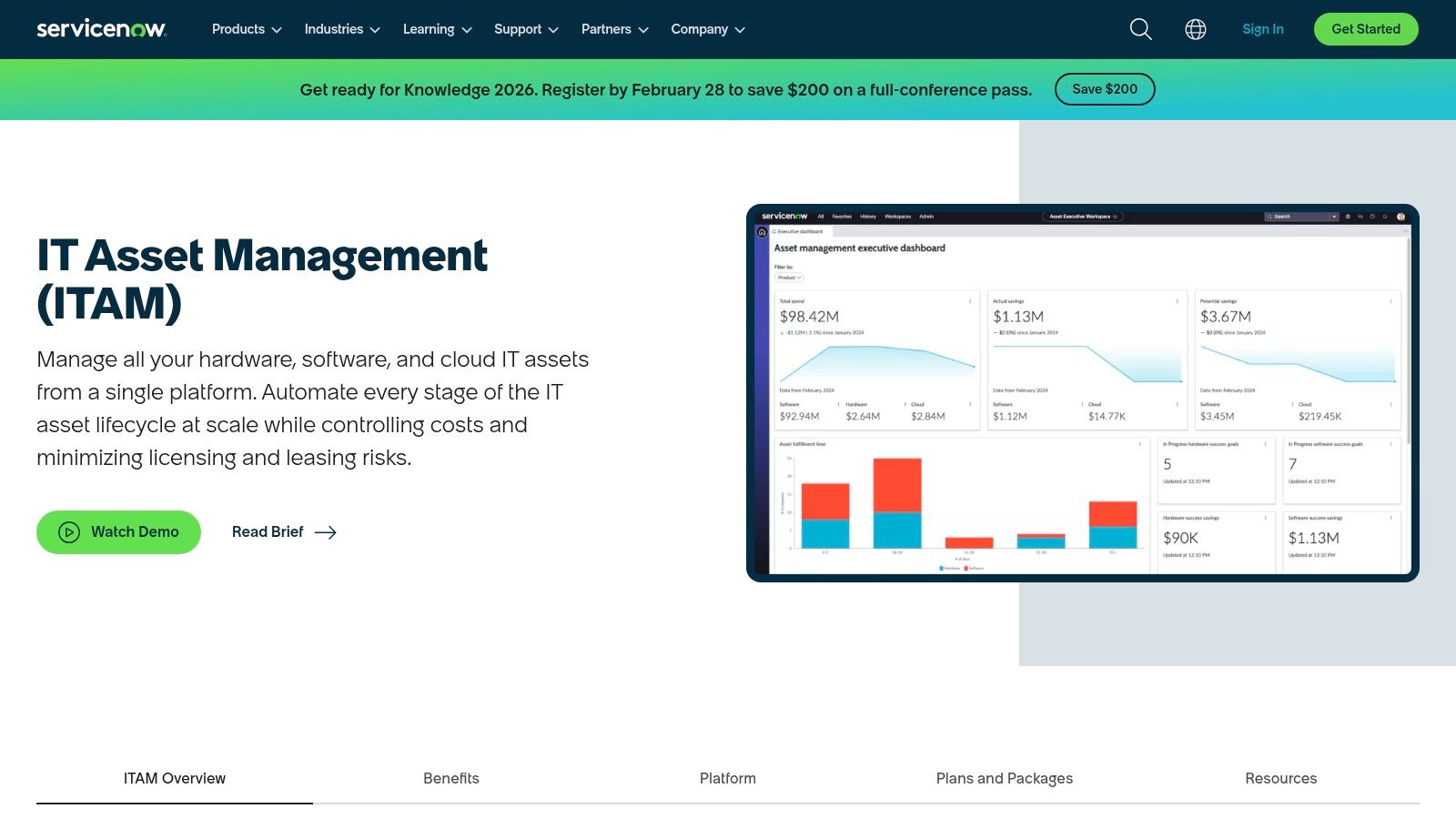 ServiceNow – IT Asset Management