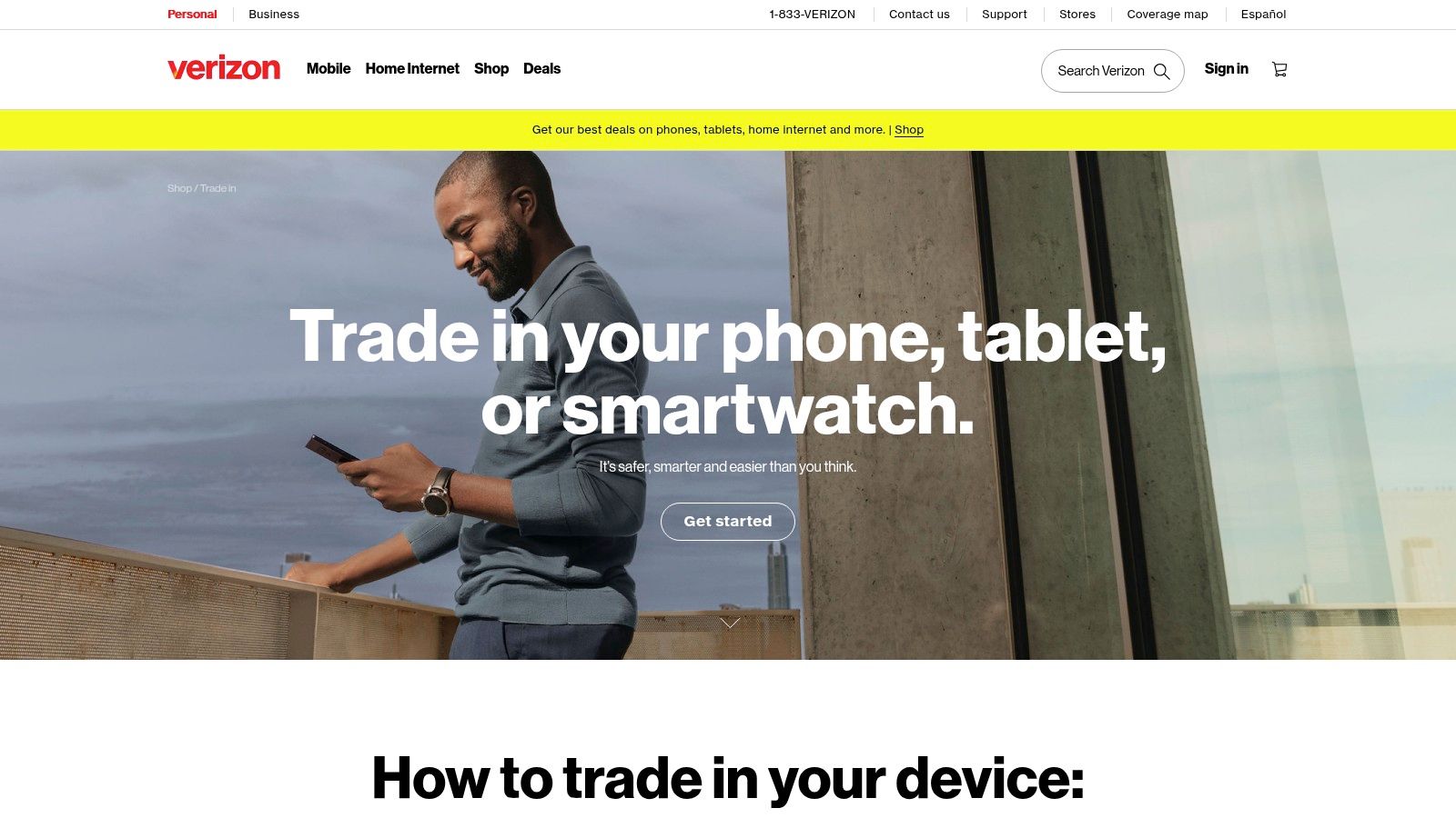 Verizon Device Trade‑In and Recycling