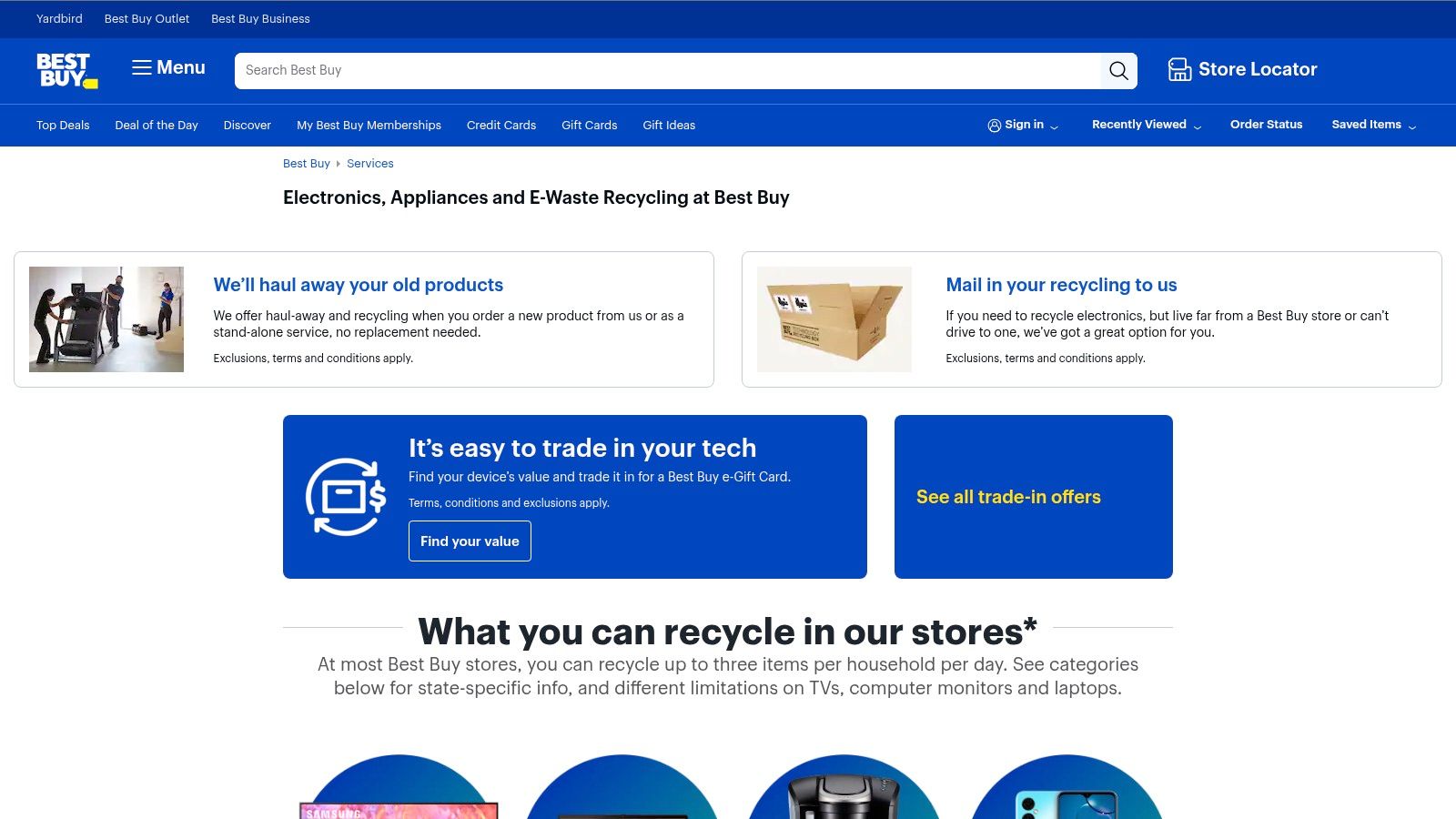 Best Buy Electronics Recycling