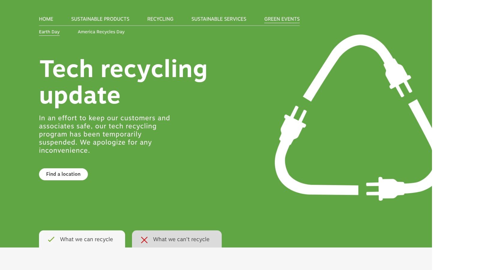Staples — Free Tech Recycling