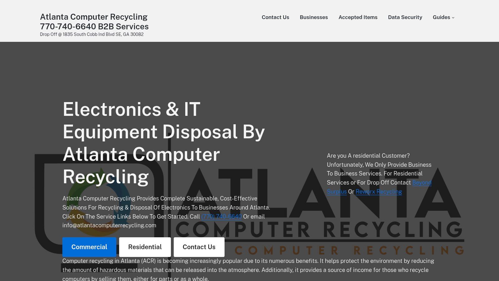 A technician recycling electronic components in a certified facility