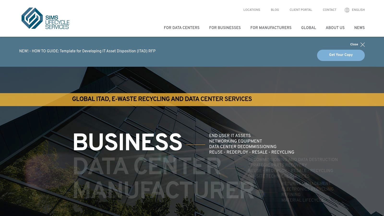 Sims Lifecycle Services (SLS)