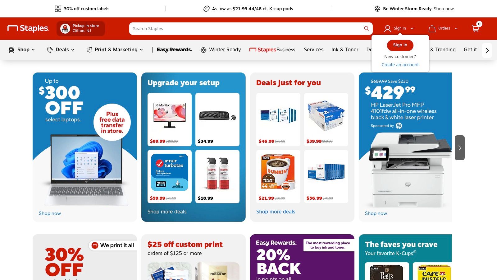 Staples &ndash; Electronics Recycling Kits