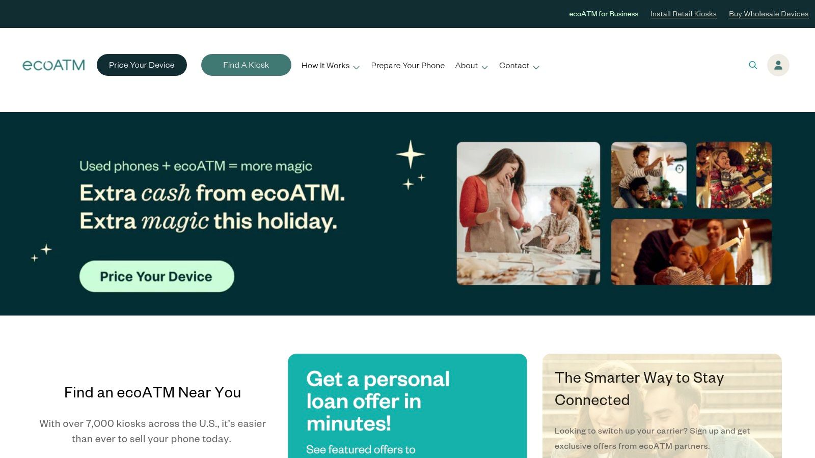 ecoATM — Phone/Tablet Kiosk Recycling and Trade‑in