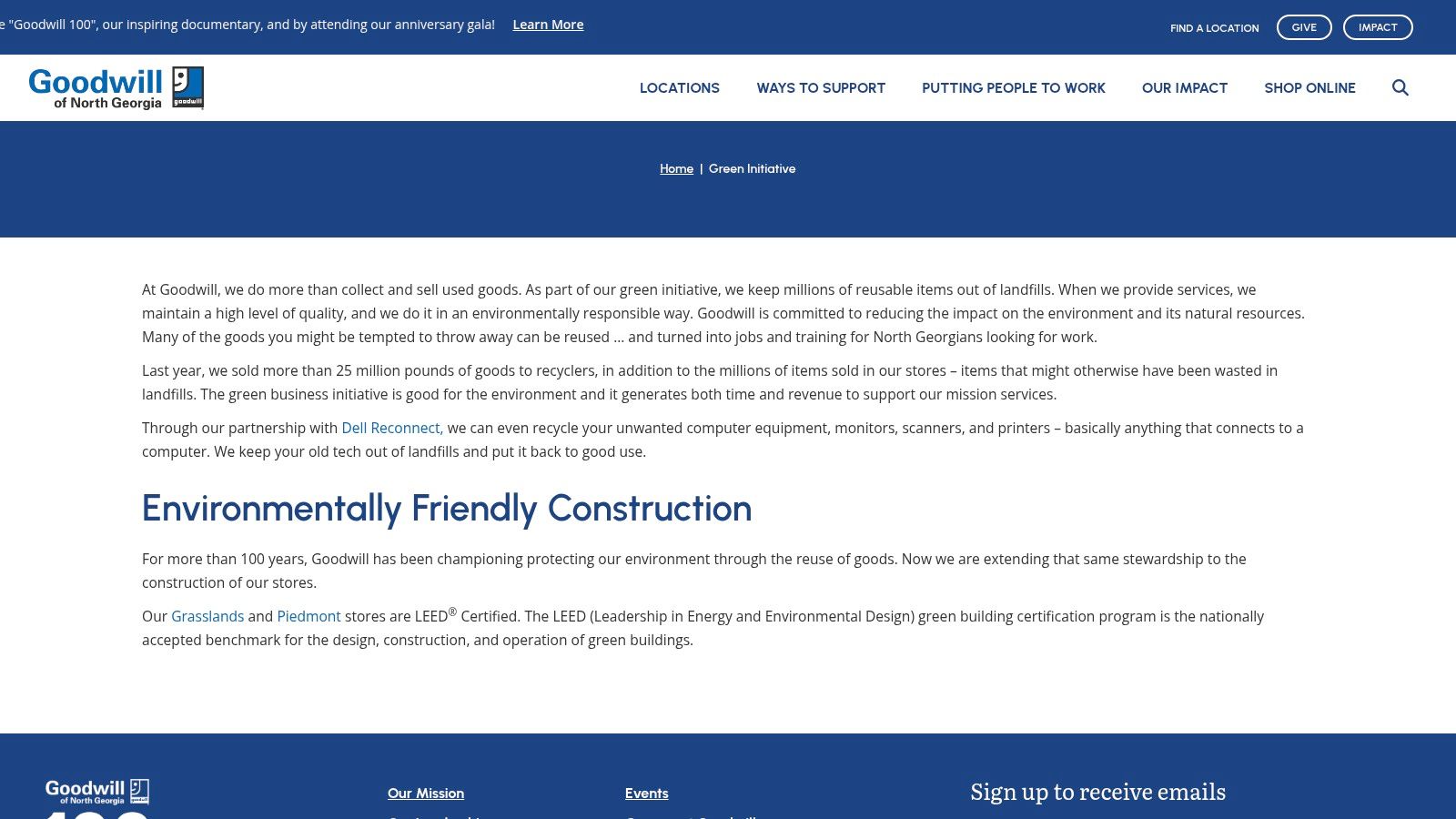 Goodwill of North Georgia + Dell Reconnect (Electronics Donation/Reuse & Recycling)
