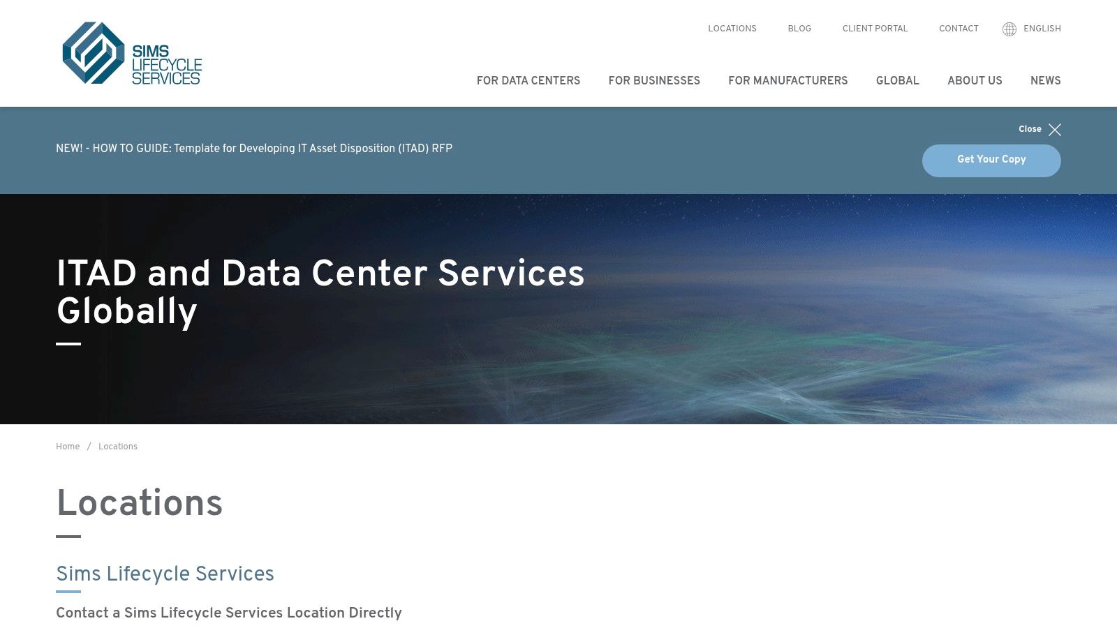 Sims Lifecycle Services (SLS)