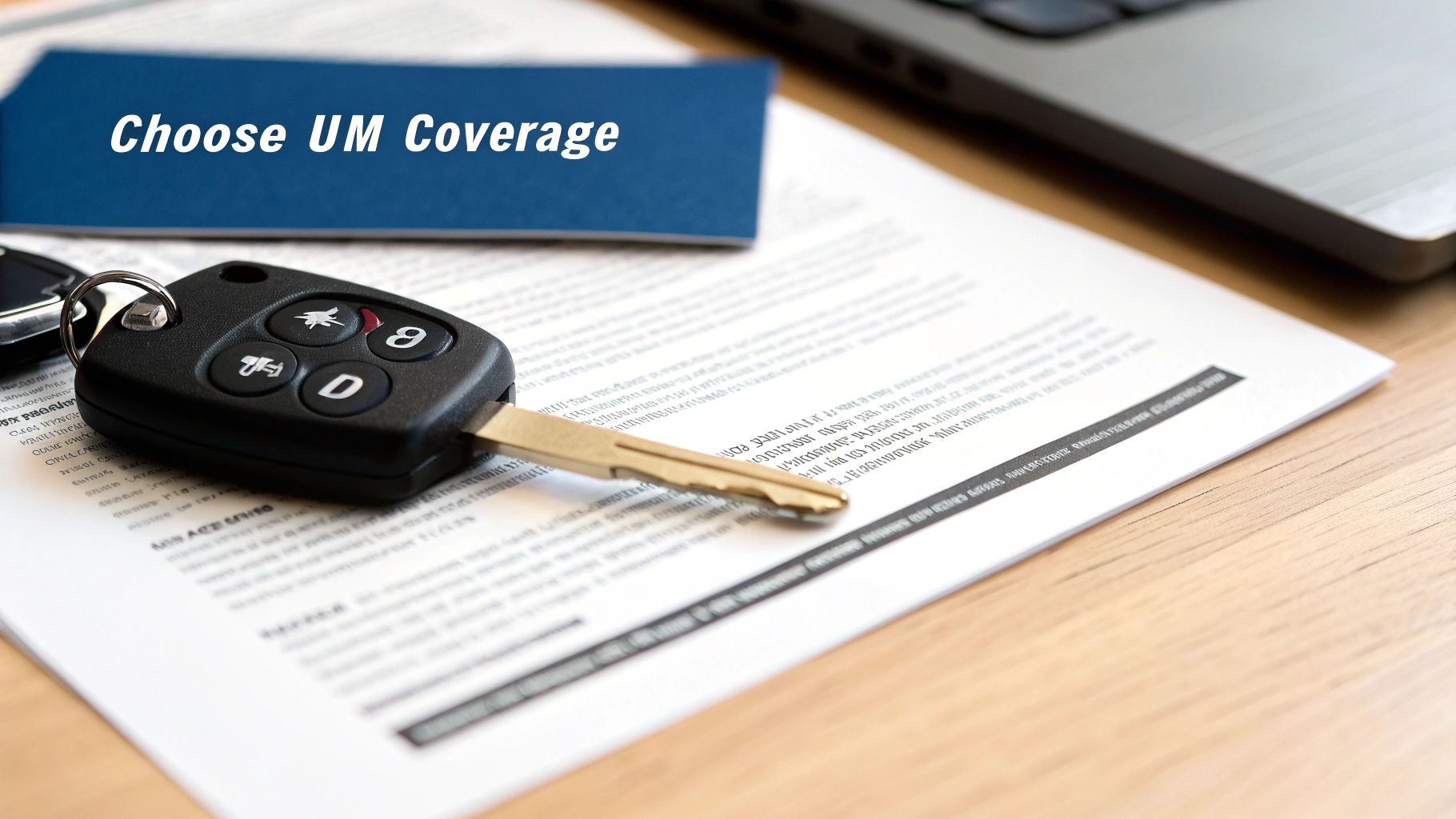 Couple reviewing an auto insurance policy together