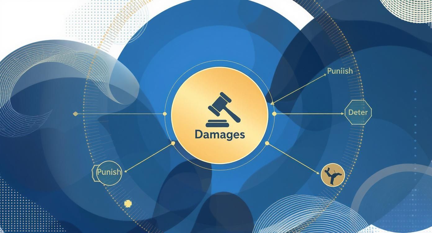 Infographic about what are punitive damages