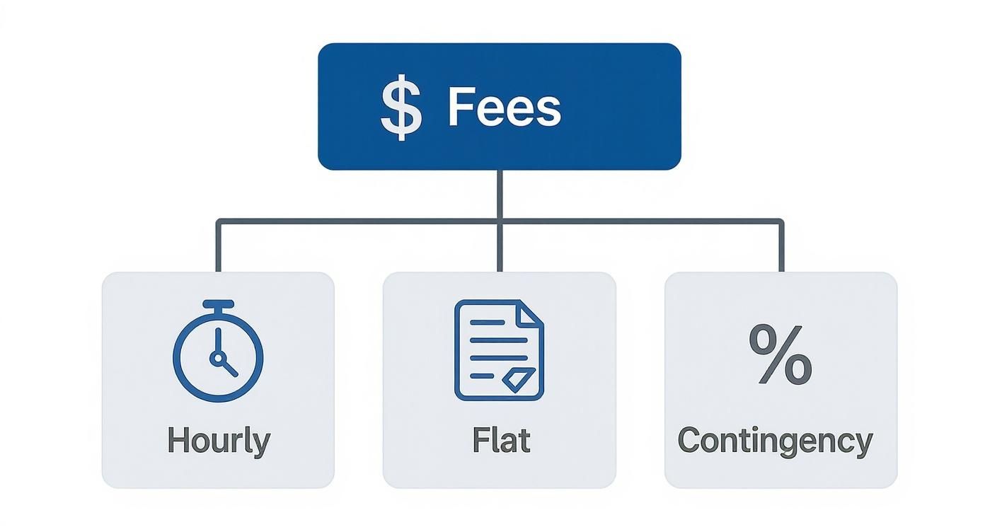 Infographic about how much does a lawyer cost