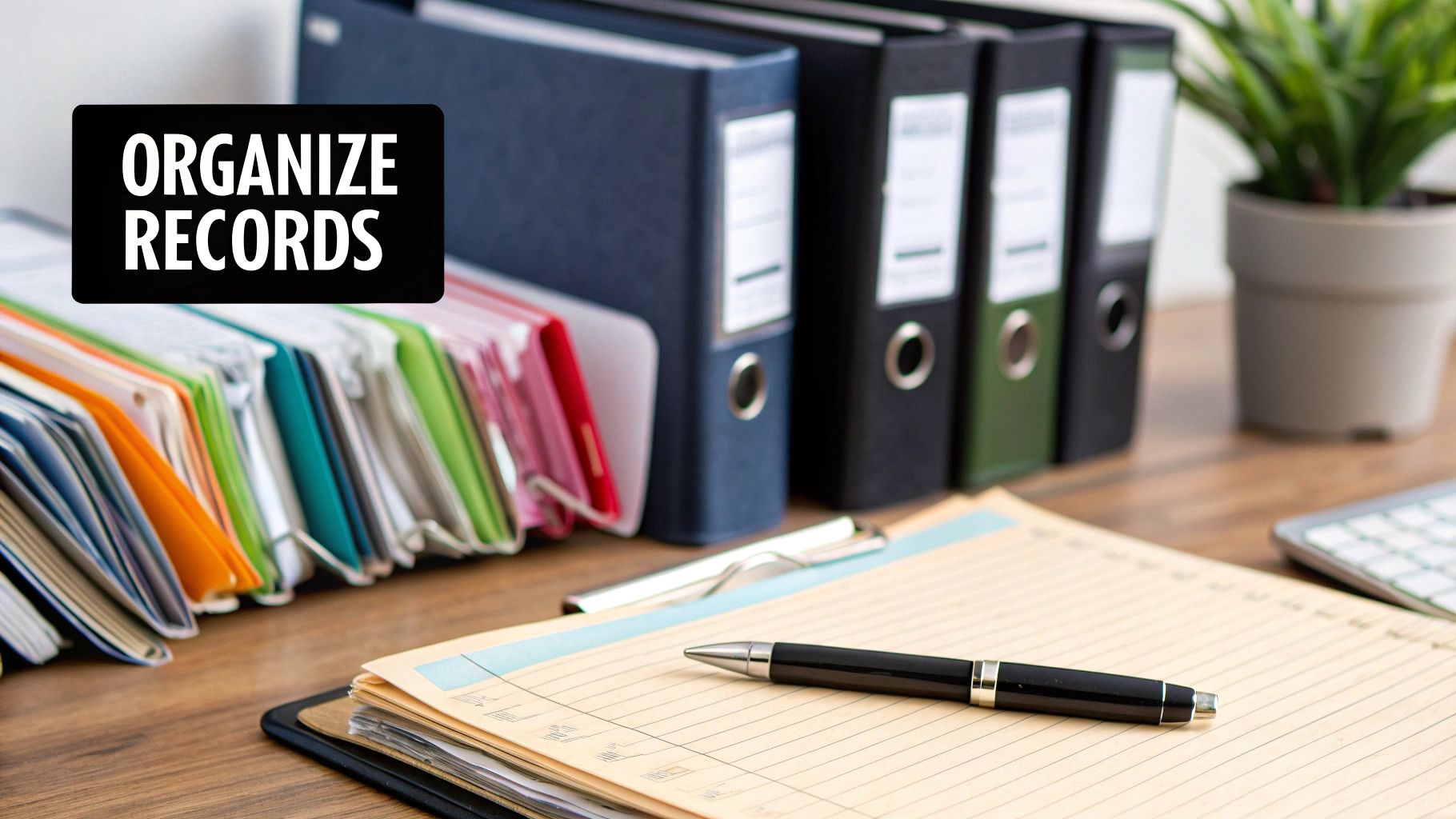 A person on the phone looking concerned while reviewing documents