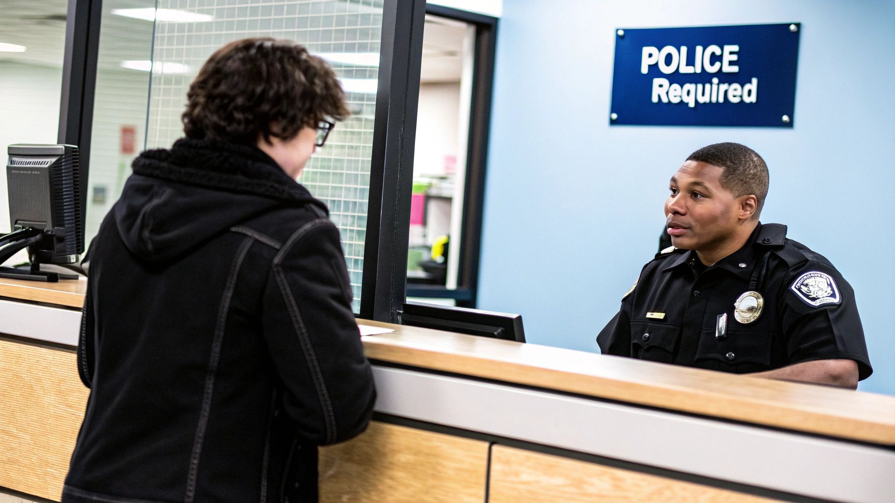 A person taking a picture of car damage with their smartphone after an accident.