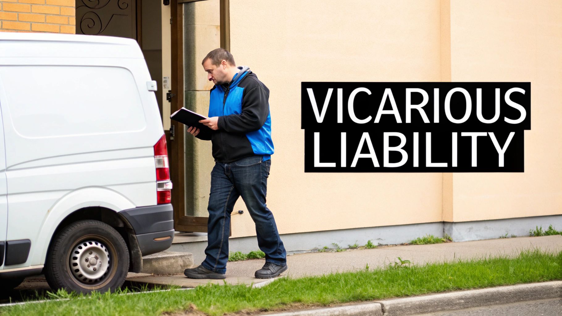 Scales of justice balancing two figures, representing shared fault