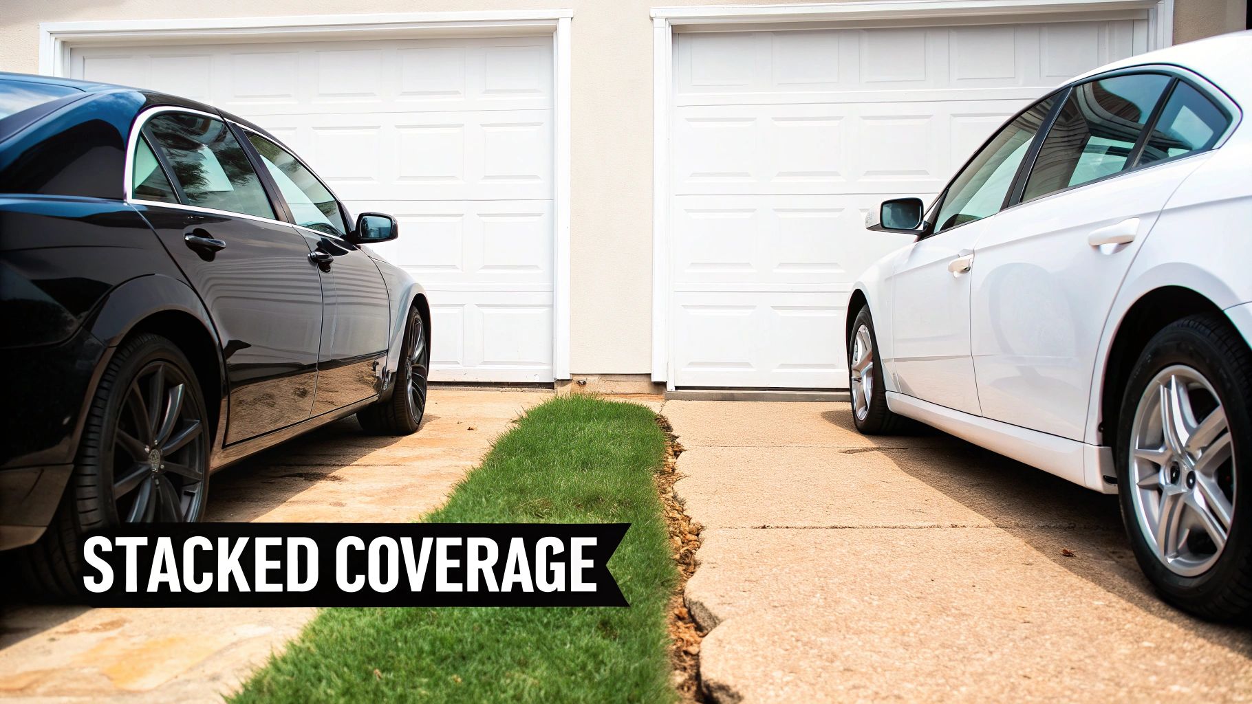 Woman looking at her car insurance policy on a tablet