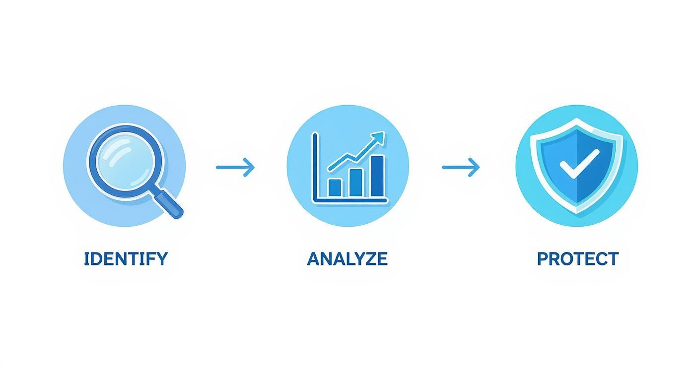 Infographic about risk security management