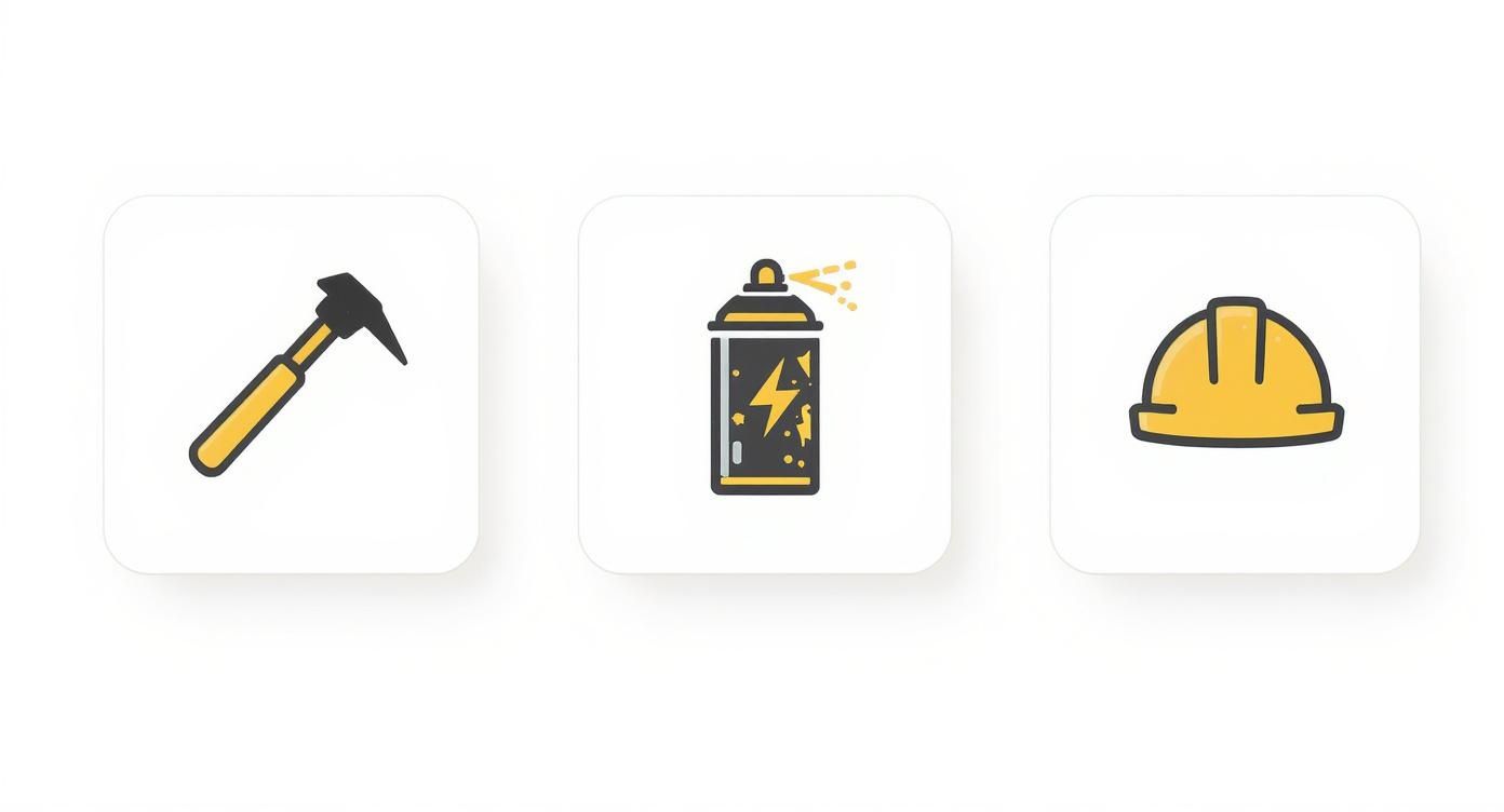 Infographic about construction site security melbourne