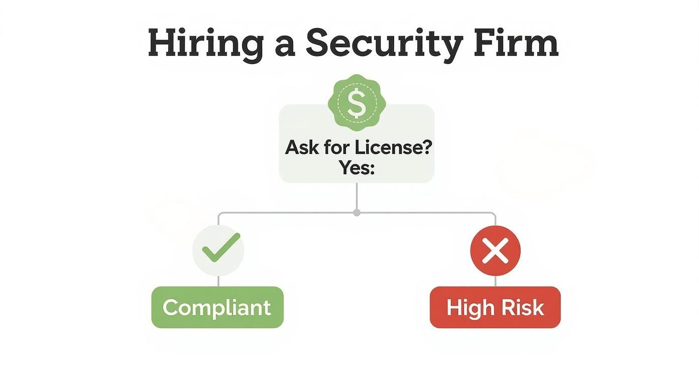 Infographic about private security contractors australia