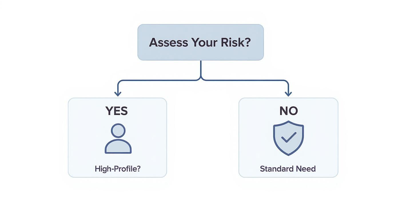 Infographic about personal security guards