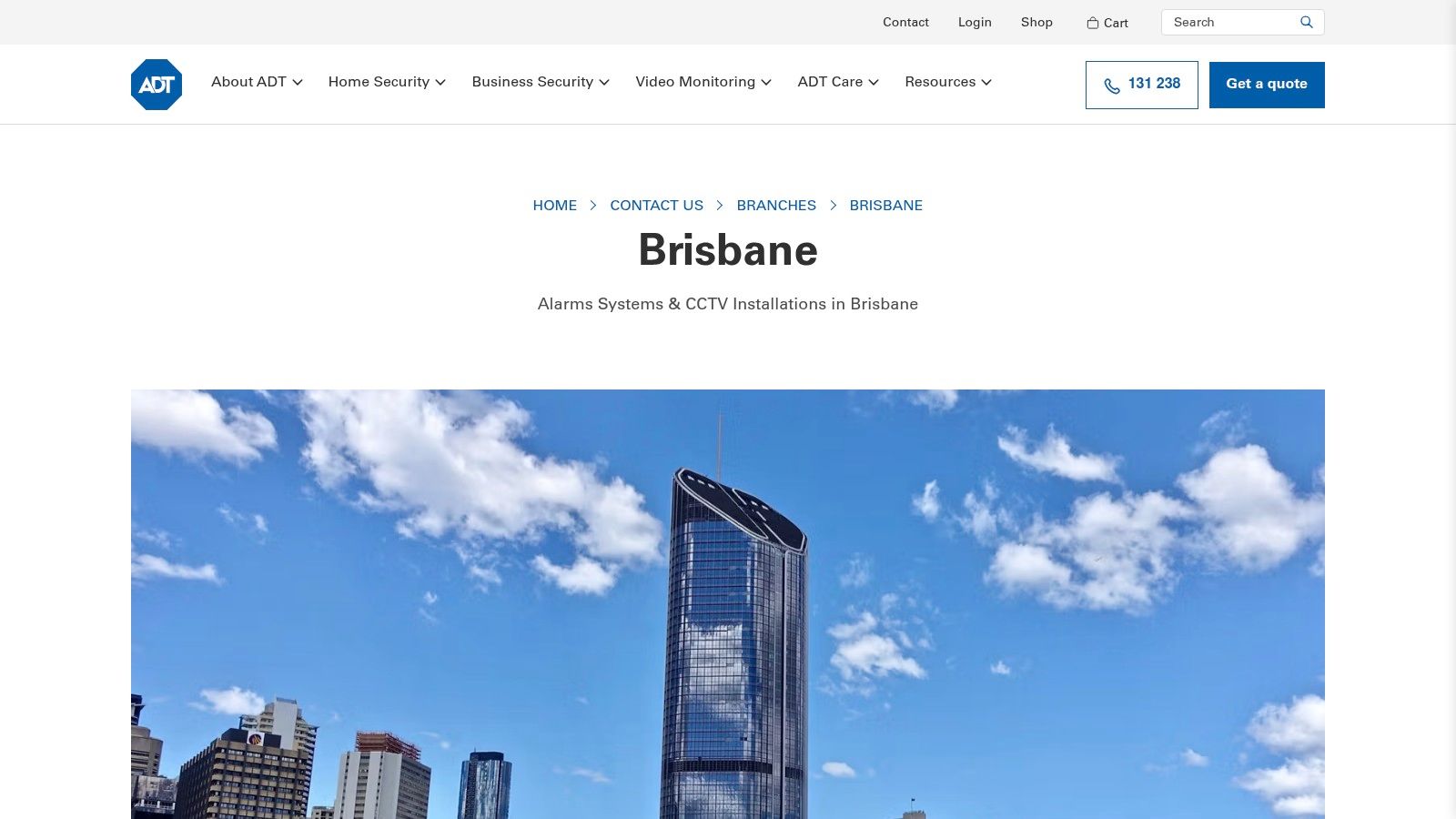 ADT Security – Brisbane branch (Home and Small Business)