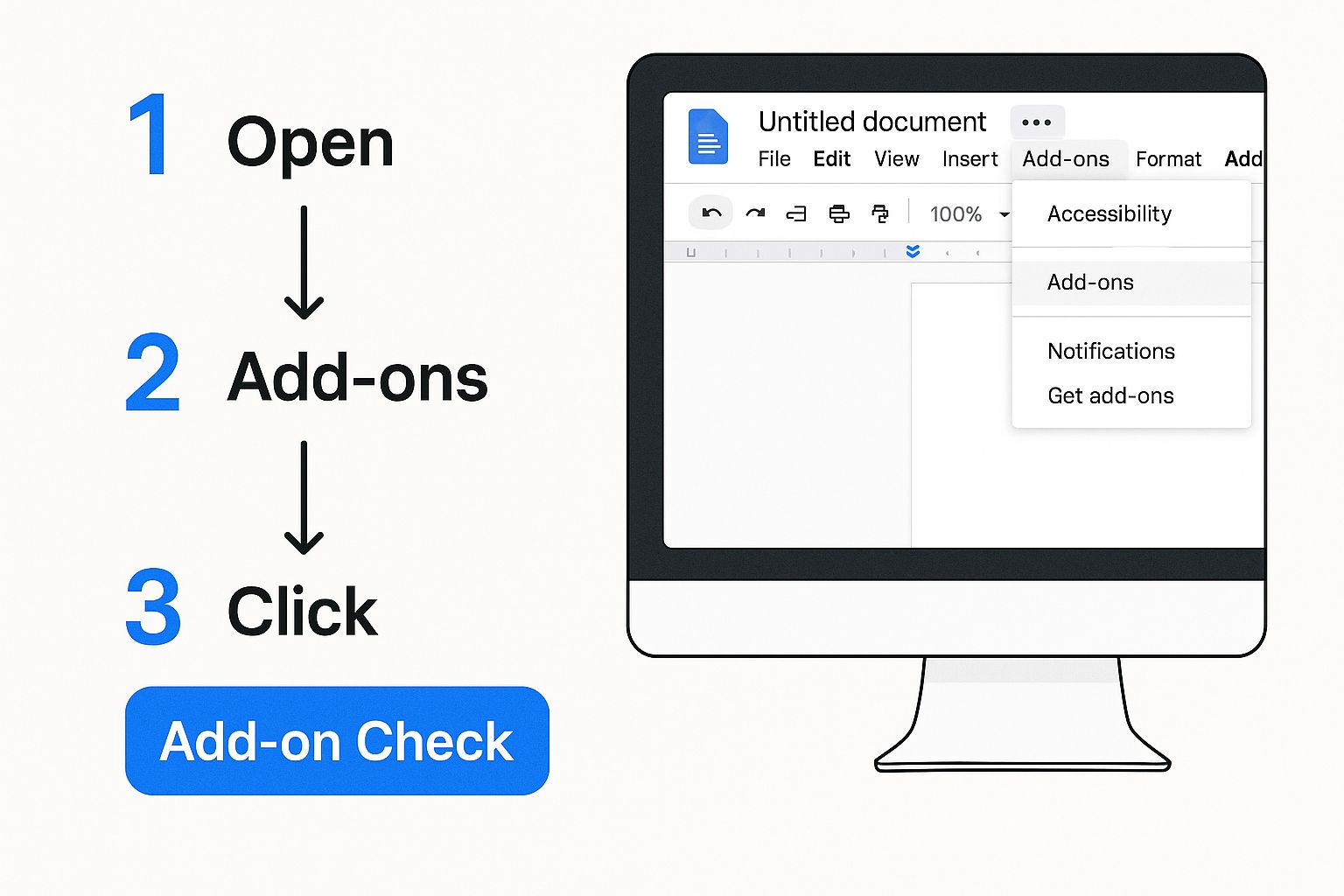 Infographic about how to check for plagiarism on google docs
