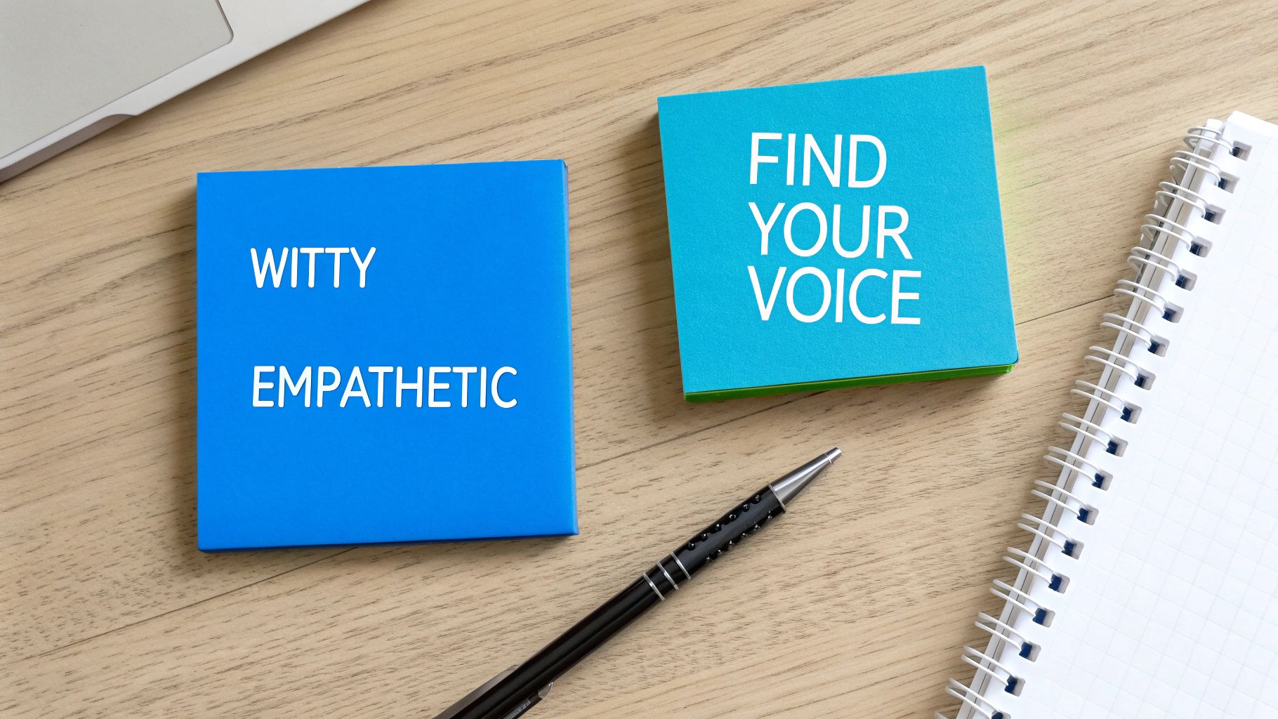 A person writing in a journal, surrounded by warm light, symbolizing the personal touch of storytelling.