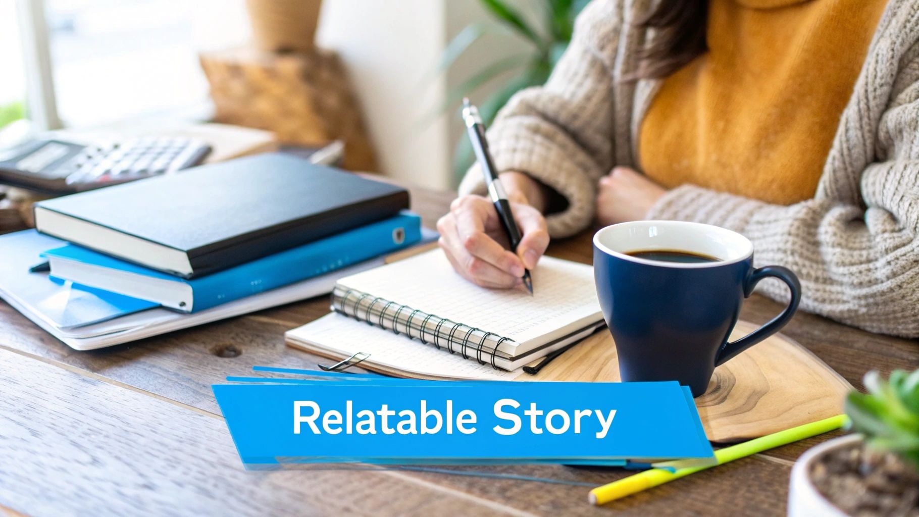 A person telling a story to an engaged group of people, illustrating the power of narrative.