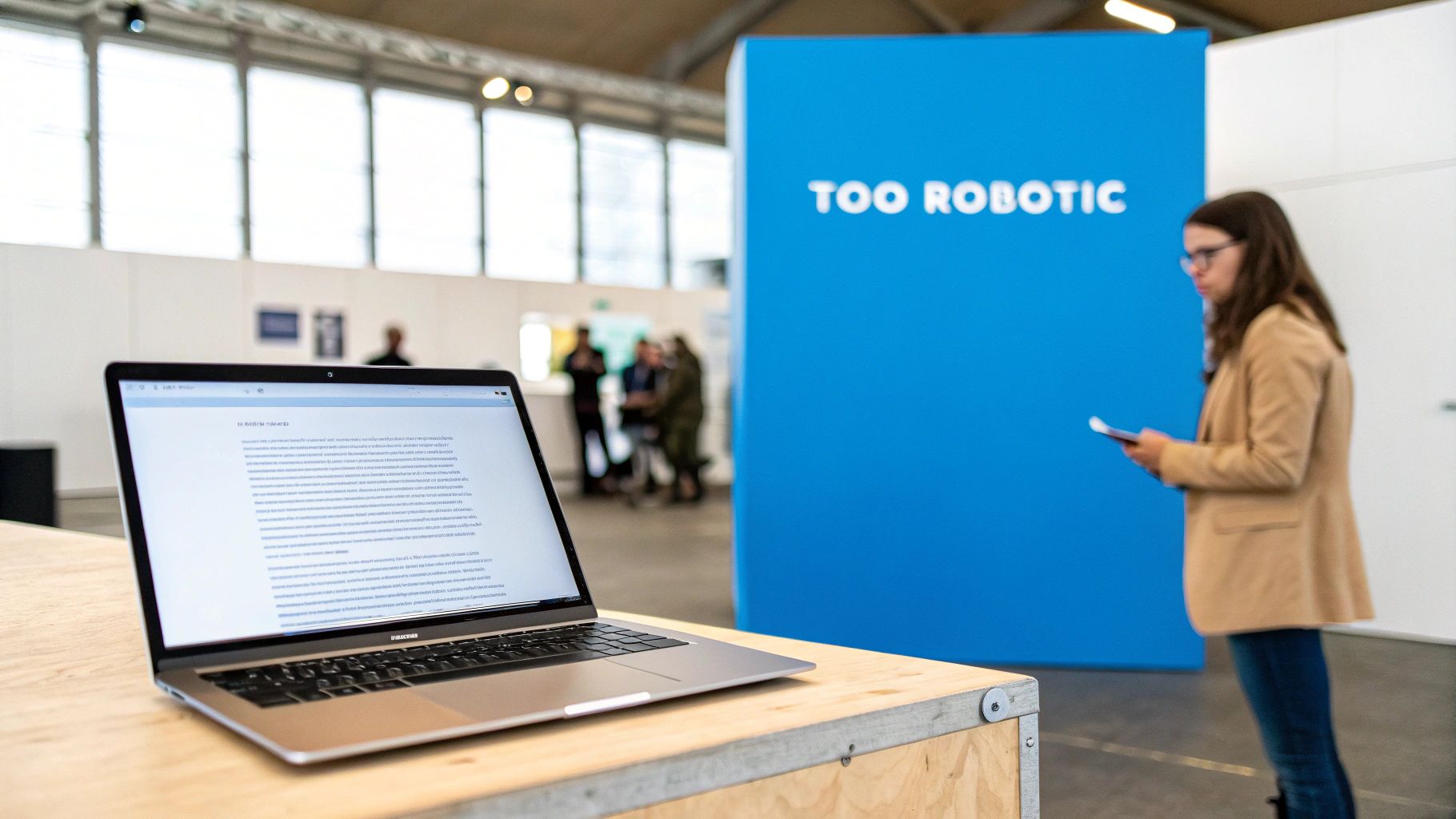 Robotic AI content example