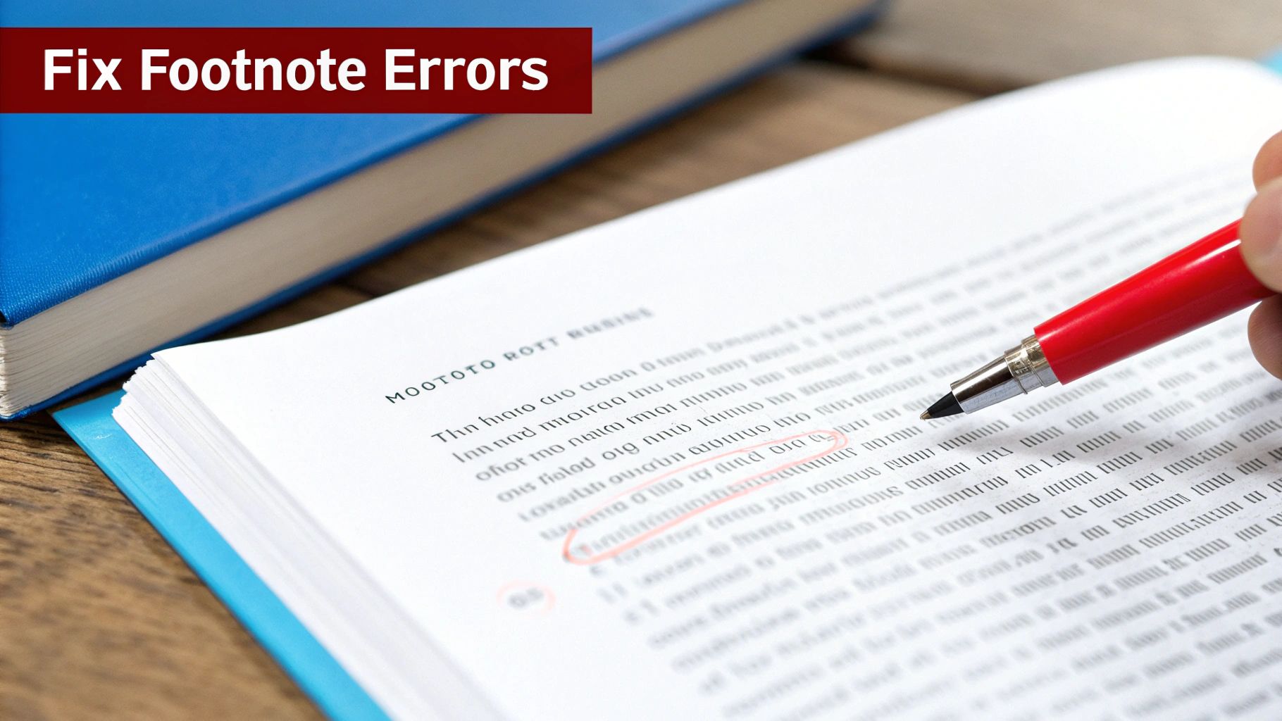 A red 'X' mark on a piece of paper, symbolizing common mistakes to avoid.