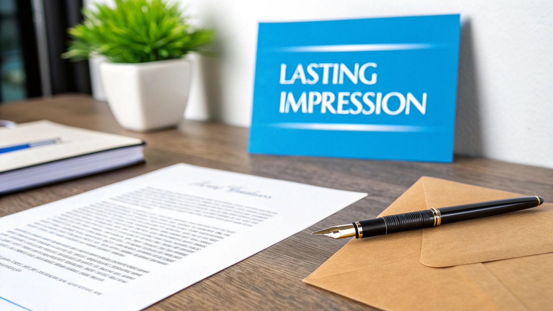 A person's hands carefully folding a letter to put into an envelope.