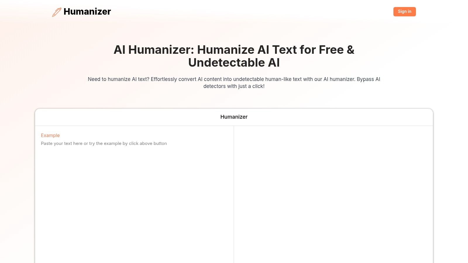 Humanizer.tech – AI Humanizer