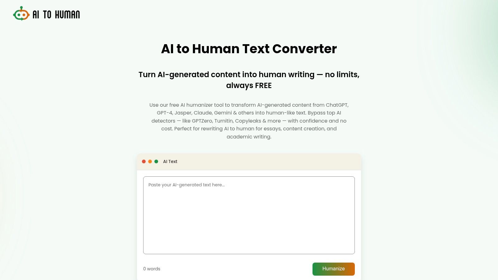 AItoHuman.app