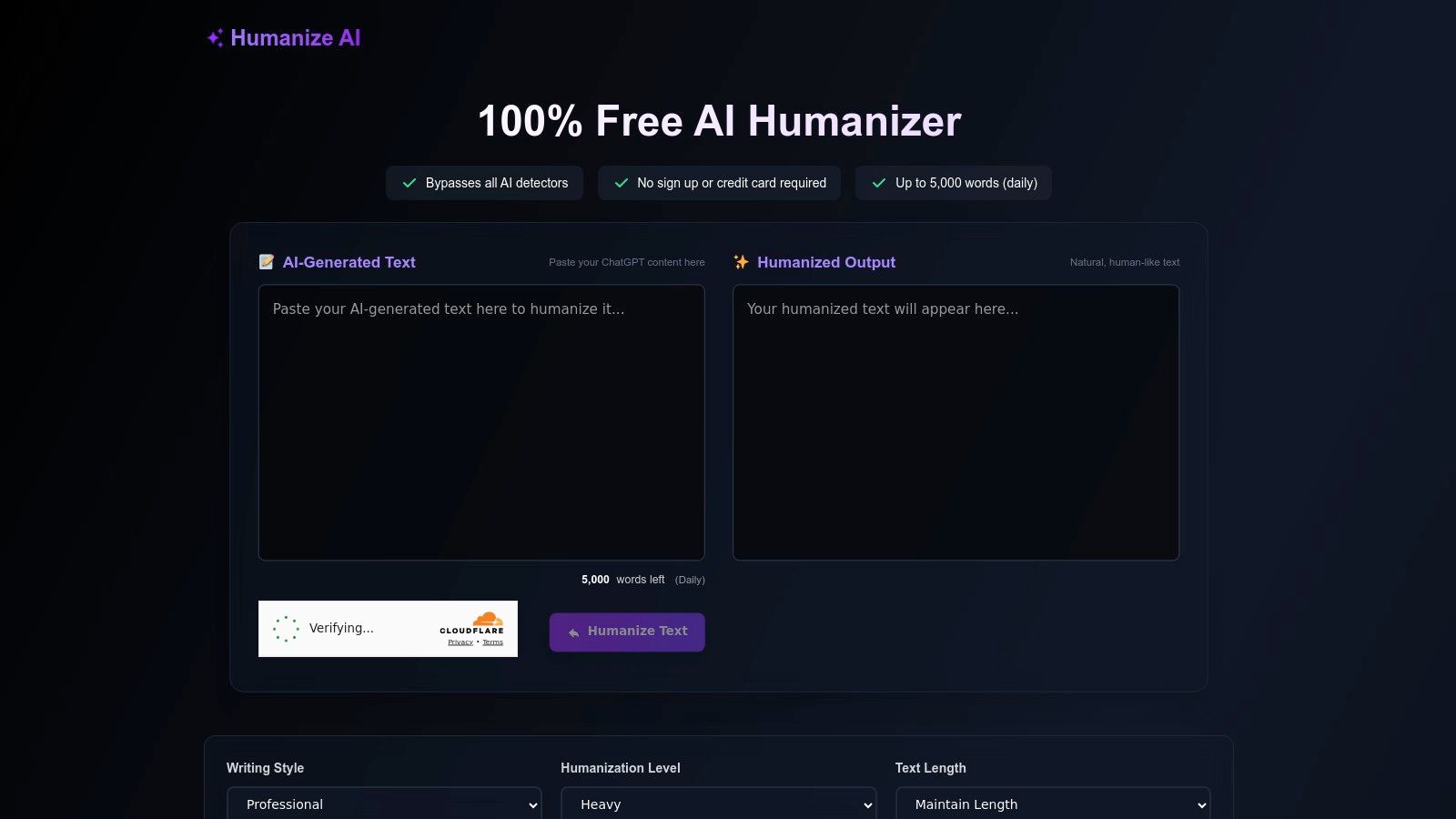 Humanize.ai (Free AI Humanizer)