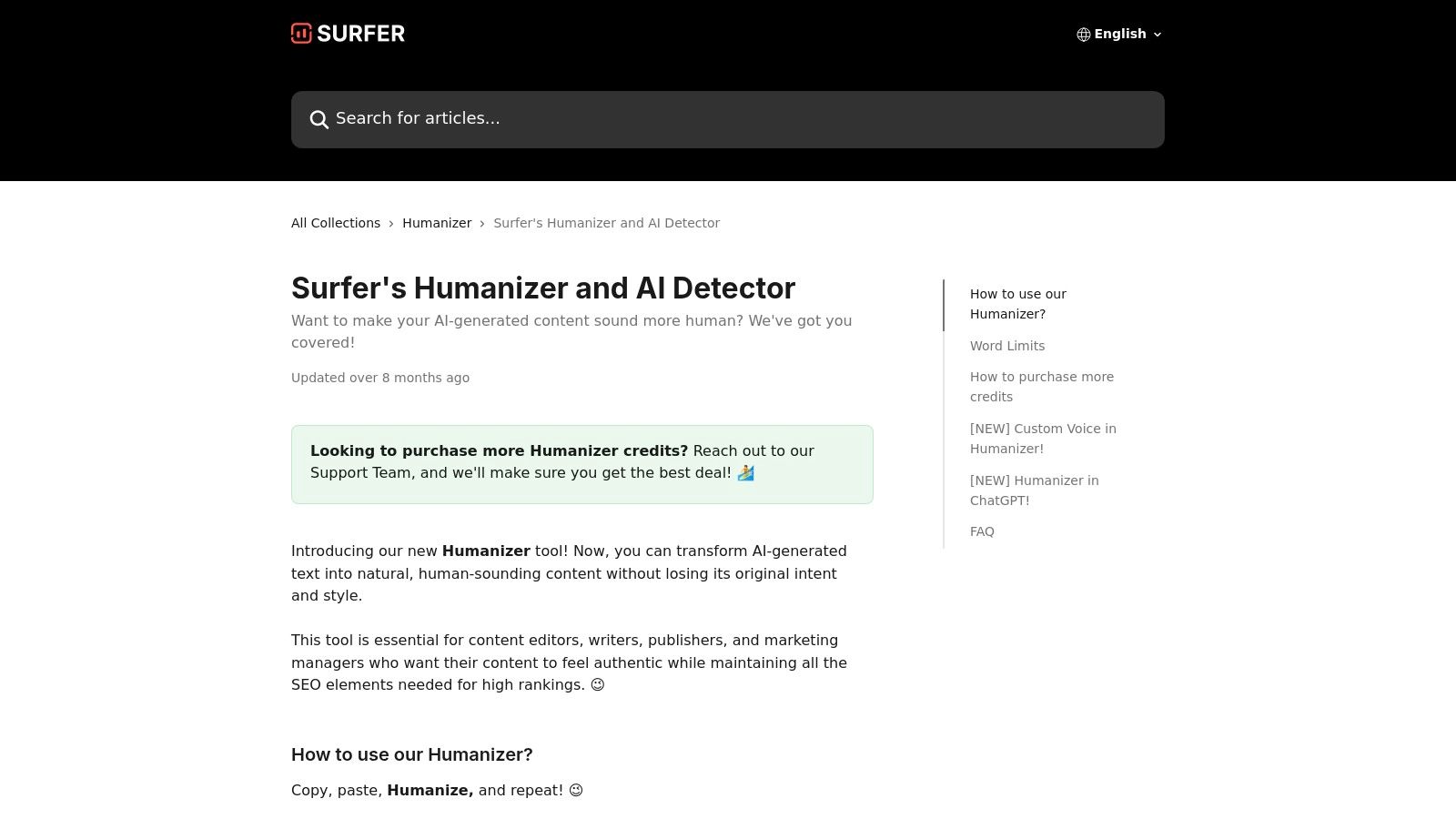 Surfer — Humanizer