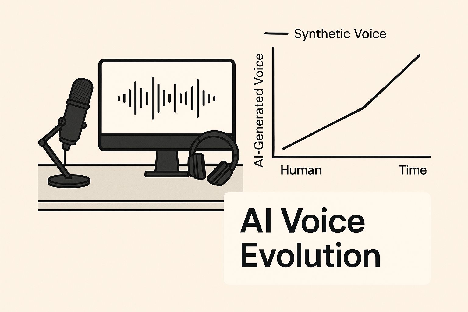 Infographic about generate audio from text
