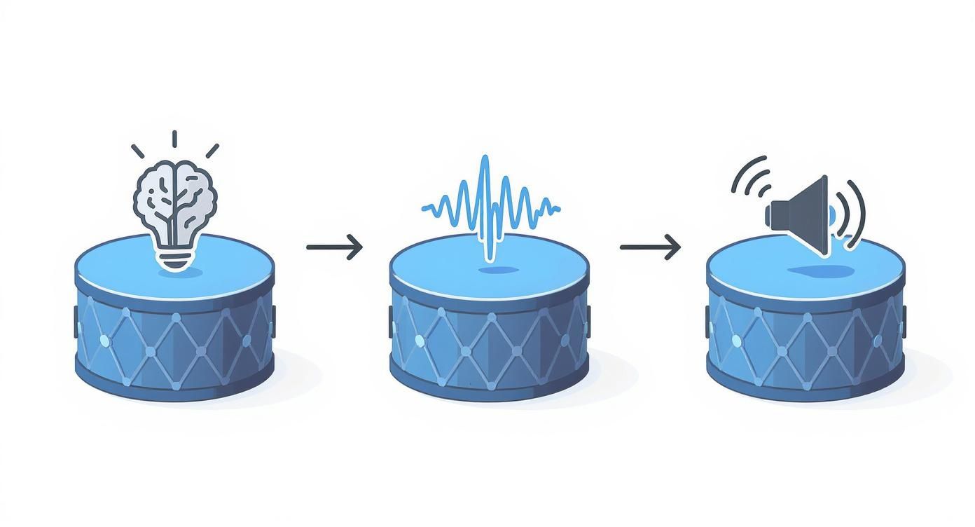 Infographic about drum sound effects