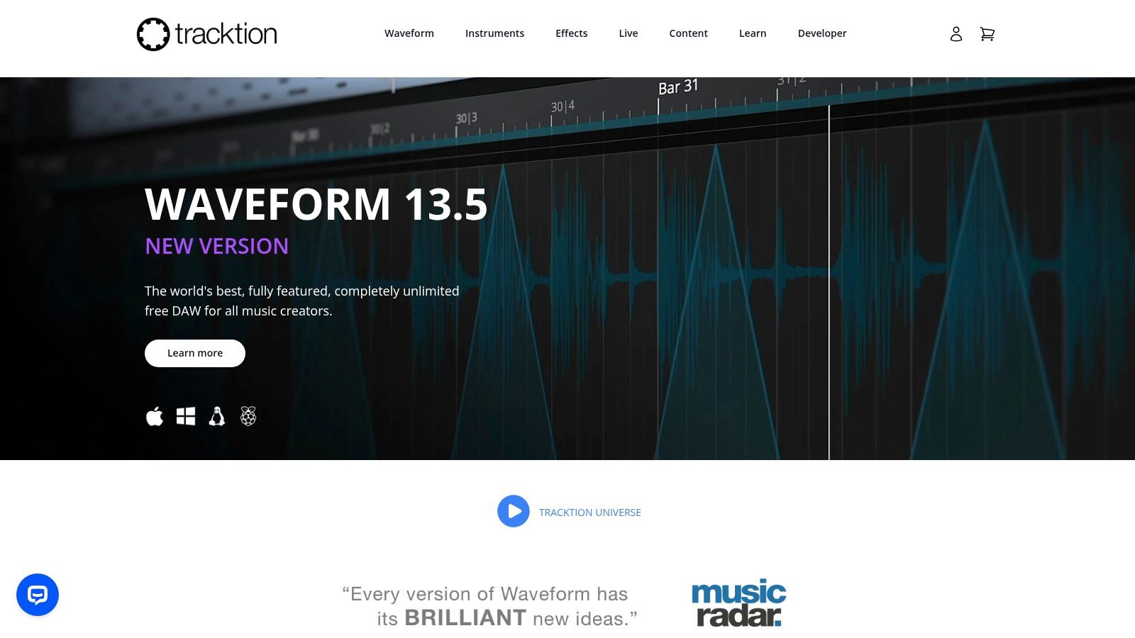 Tracktion Waveform Free