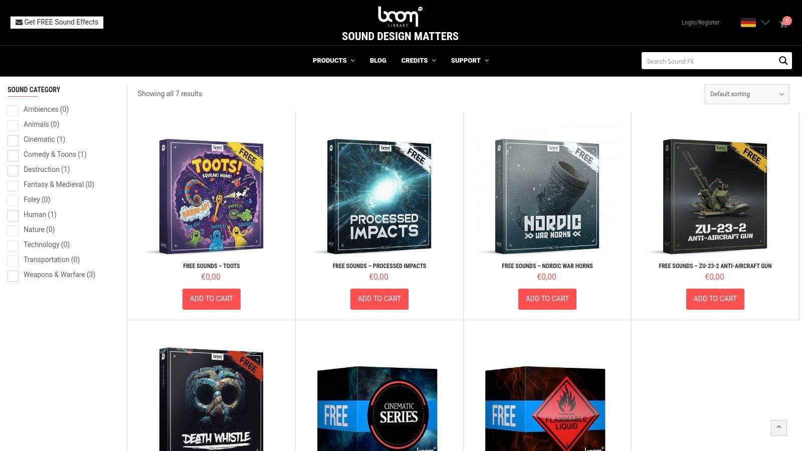 BOOM Library – Free Sounds + Pro Catalog