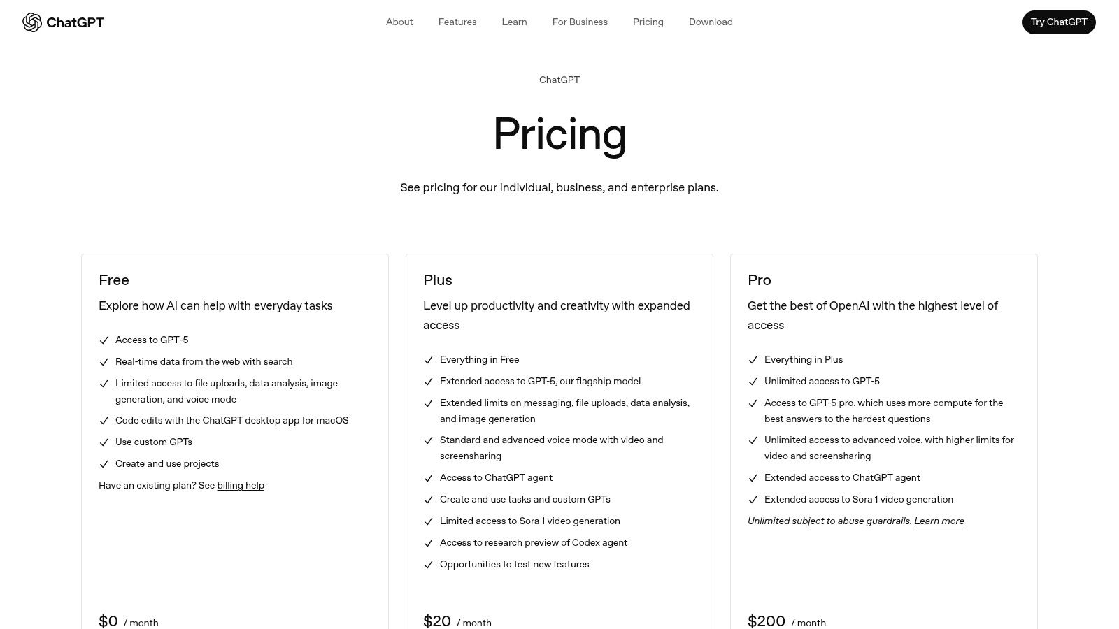 OpenAI — ChatGPT