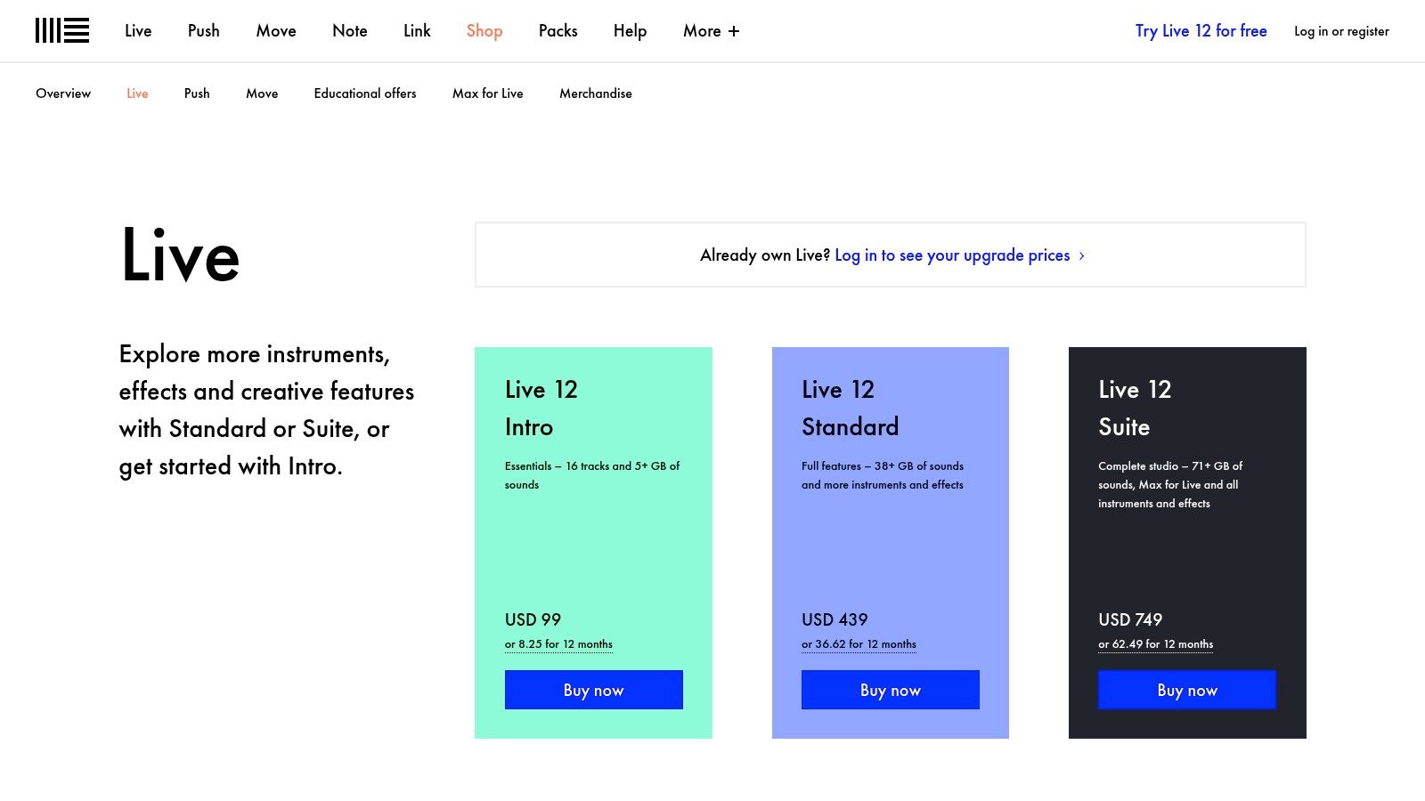 Ableton (Live 12 – DAW)