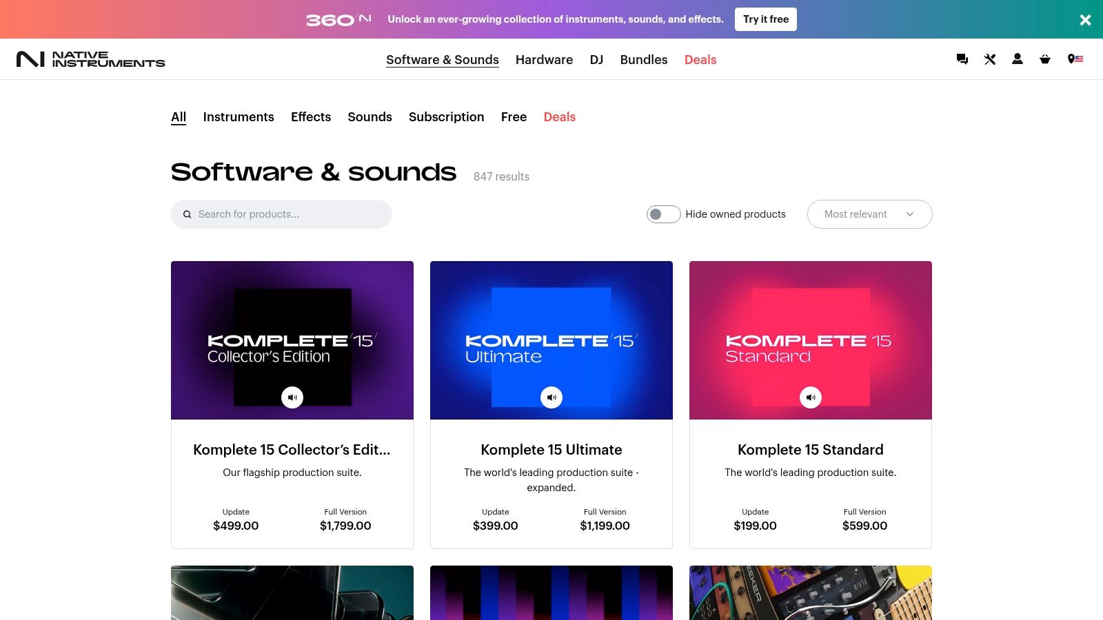 Native Instruments (Komplete, Kontakt, etc.)