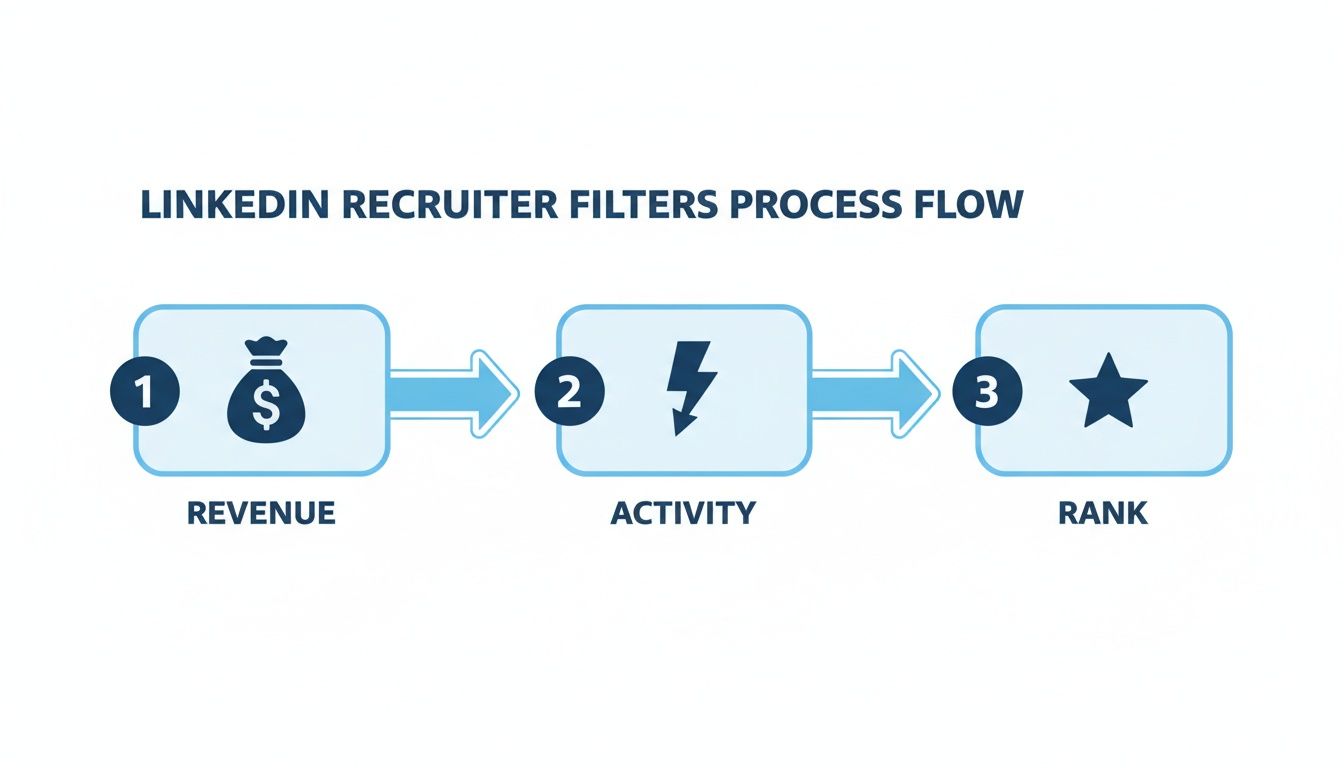 Infographic about advanced search linkedin