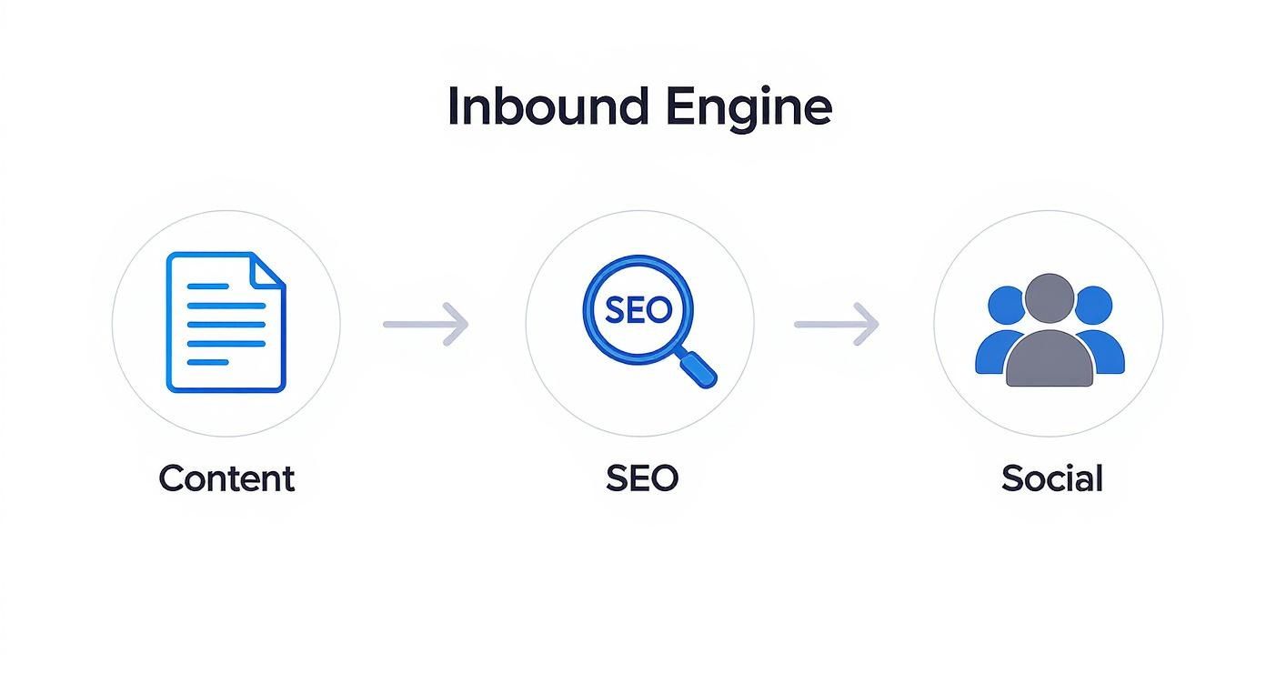 Infographic about inbound lead generation