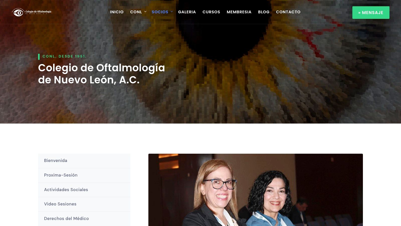 Directorio médico del Colegio de Oftalmología de Nuevo León (CONL)