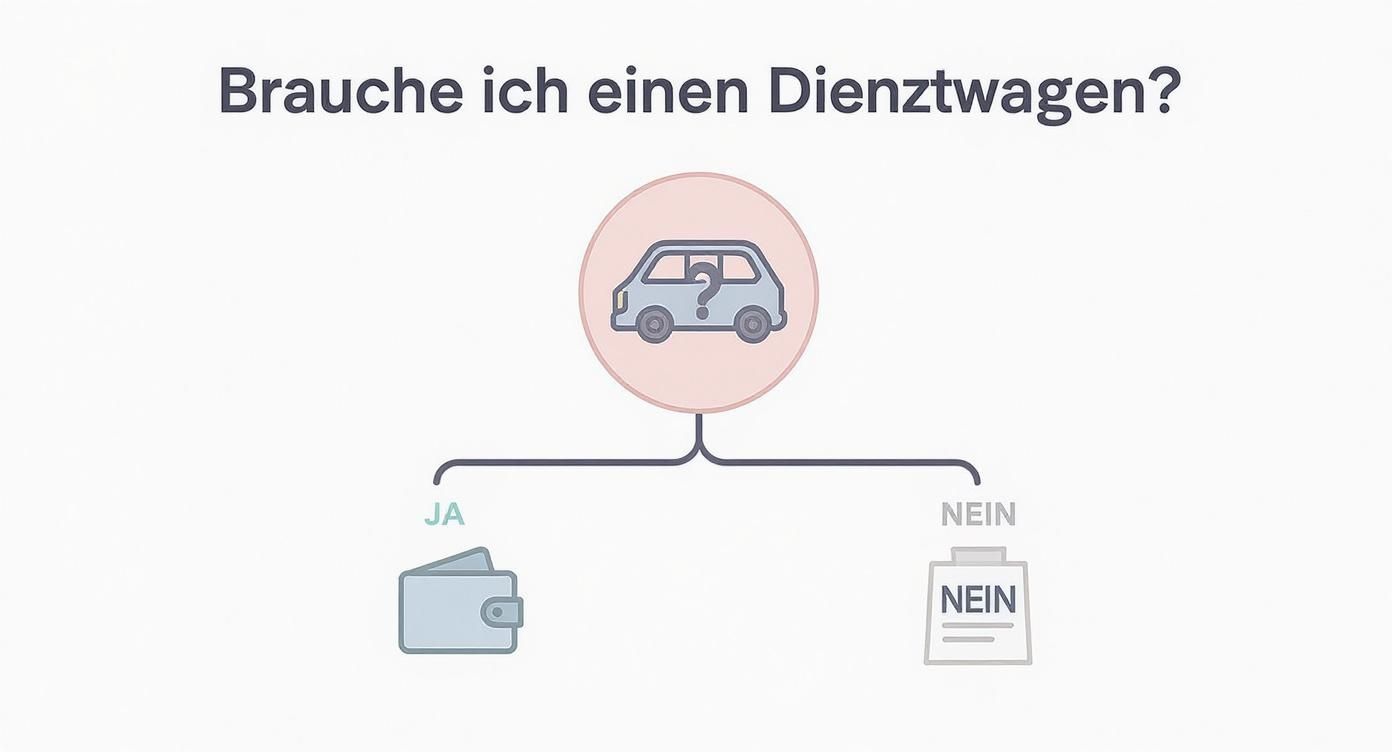 Infographic about zeitarbeit pflege mit dienstwagen