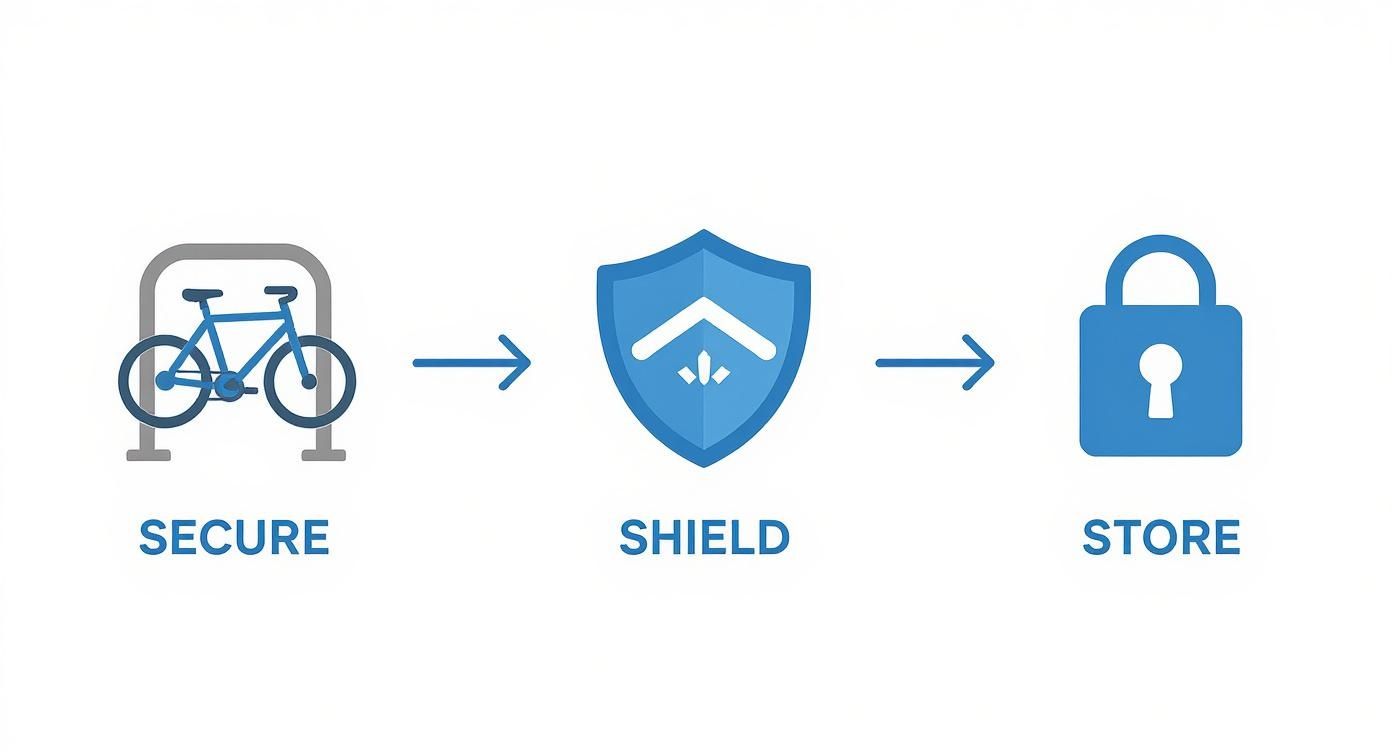 Infographic about security car park