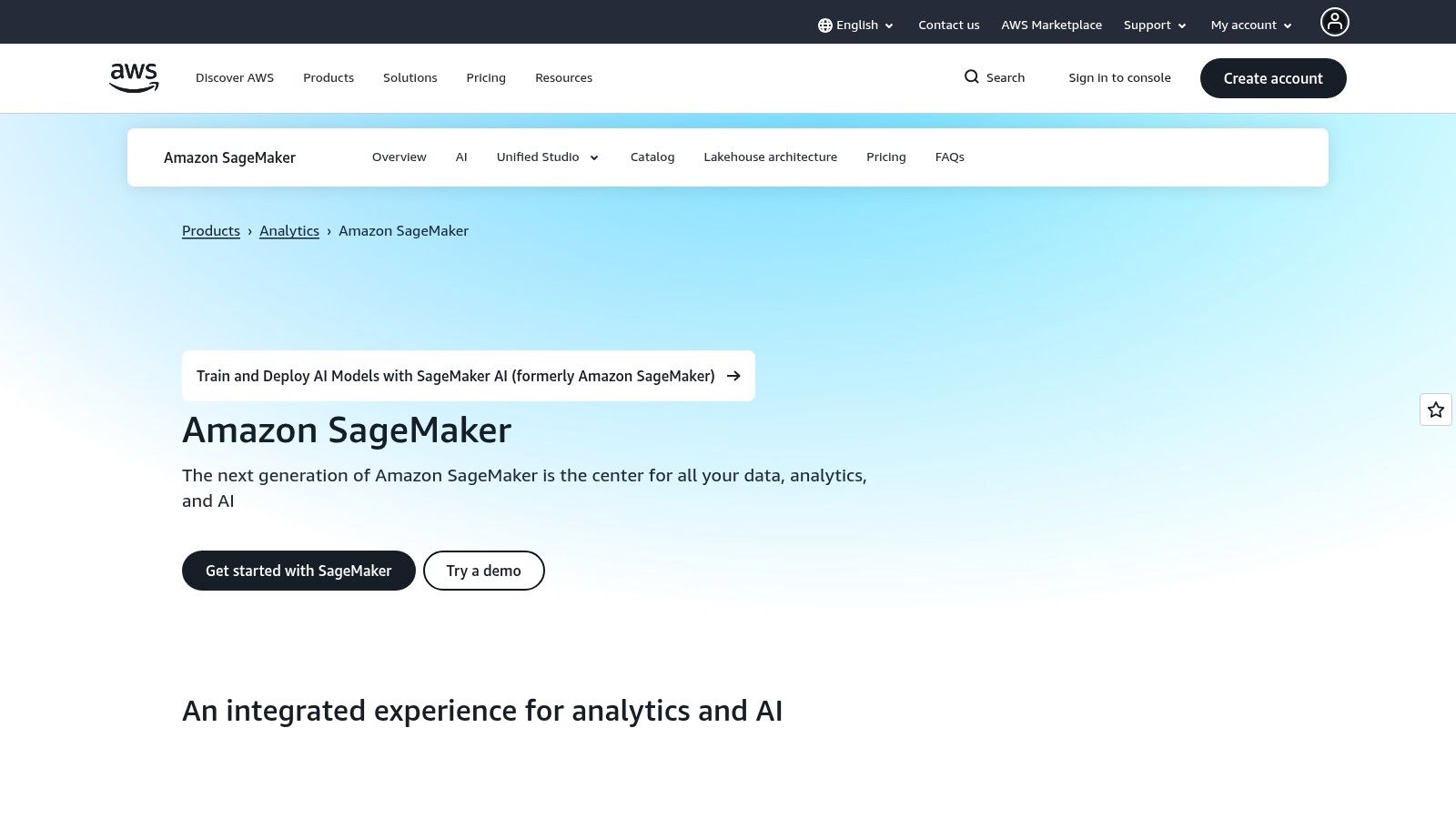 Amazon SageMaker (AWS)