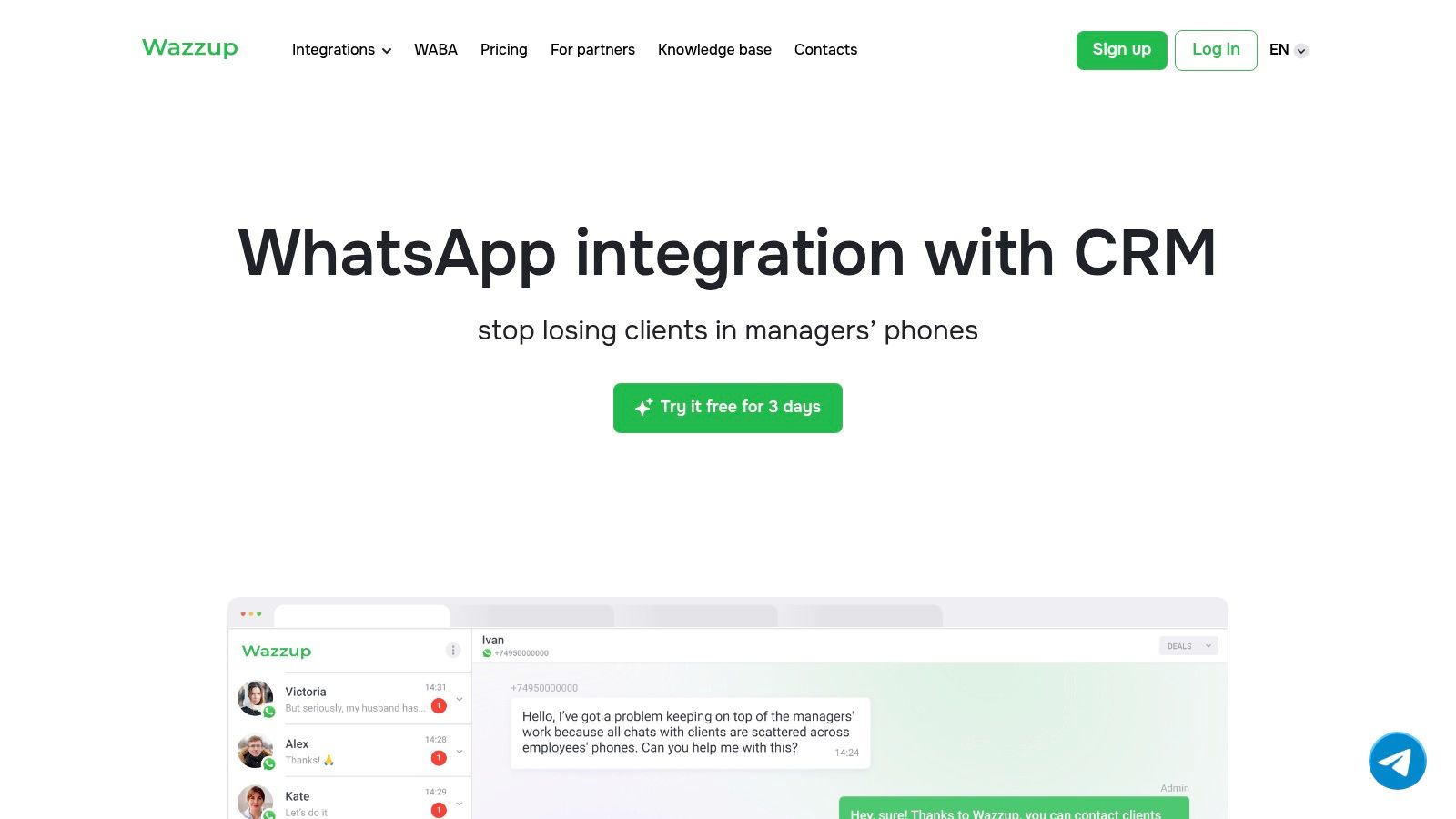 WhatsApp CRM