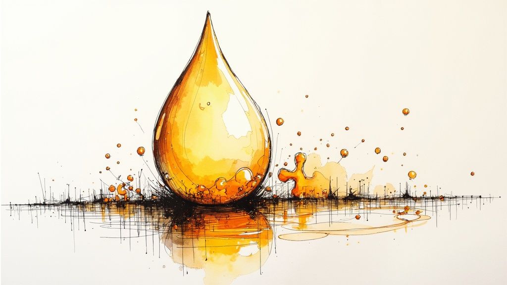 A close-up shot of a hand holding a freshly sliced orange over a clean, textured carpet, illustrating the power of citrus-based cleaning.