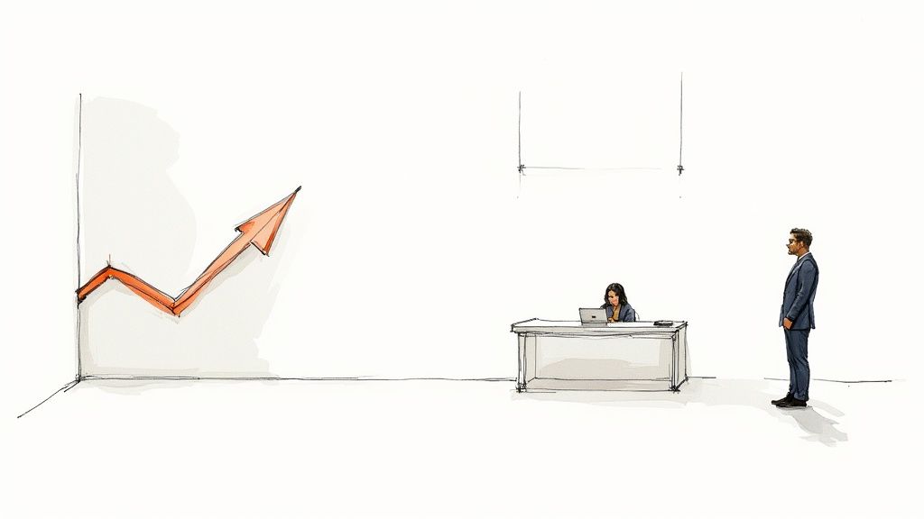 A commercial space with clean carpets being vacuumed by a professional.